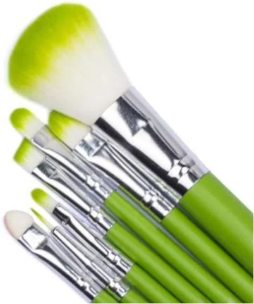 مجموعه آرایشی سبز GXFCZJH شامل سایه چشم، براش های رژگونه و ترکیب کننده برای خط چشم و لب، ابزارهای آرایشی مسافرتی قابل حمل