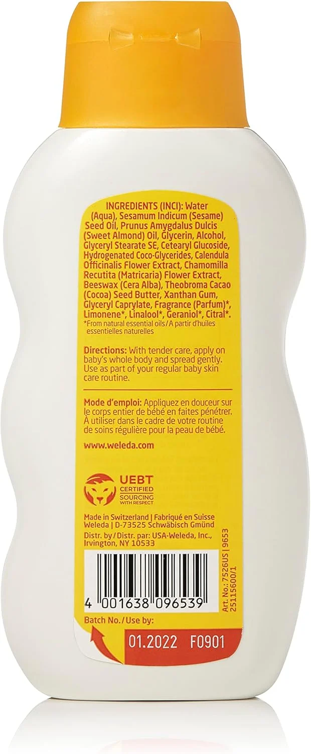 لوسیون بدن کودک Weleda Calendula، 6.8 اونس لوسیون بدن کودک Weleda Calendula، 6.8 اونس