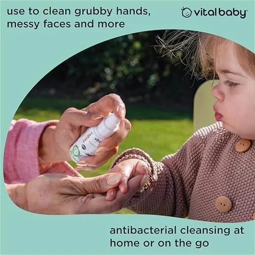 آب پاک کننده 50 میلی لیتری Vital Baby Aquaint | ضد حساسیت و ضد باکتری | ایمن برای تمام سنین، ملایم روی پوست، بدون الکل، فرمول 100% طبیعی | مناسب برای گیاهخواران | پاک کننده سریع و بدون نیاز به آبکشی پوست آب پاک کننده 50 میلی لیتری Vital Baby Aquaint | ضد حساسیت و ضد باکتری | ایمن برای تمام سنین، ملایم روی پوست، بدون الکل، فرمول 100% طبیعی | مناسب برای گیاهخواران | پاک کننده سریع و بدون نیاز به آبکشی پوست