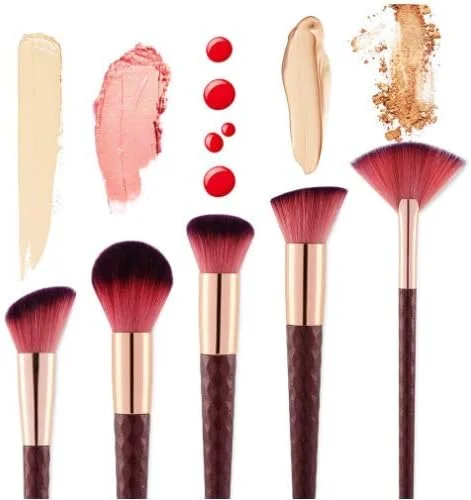 GXFCZJH ست برس آرایشی، برس های سایه چشم، کرم پودر و رژگونه GXFCZJH ست برس آرایشی، برس های سایه چشم، کرم پودر و رژگونه