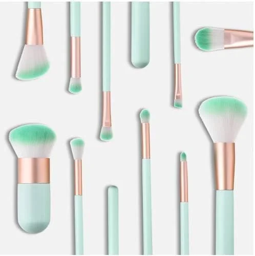 مجموعه برس آرایشی نعنایی سبز تازه GXFCZJH