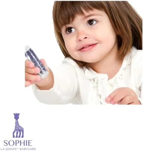 ست هدیه مراقبت از پوست کودک ارگانیک Sophie la Girafe Babycare TRIO15 – لوسیون بدن، کرم صورت و بالم لب SPF15 – وگان، ضد حساسیت، بدون پارابن – مراقبت طبیعی از پوست ایمن برای نوزاد – ساخت آمریکا