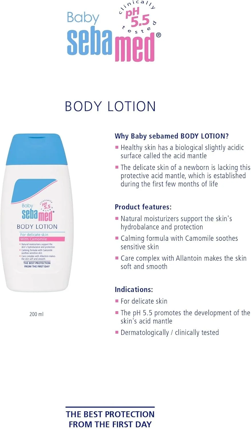 لوسیون کودک سبامد 400 میلی لیتر