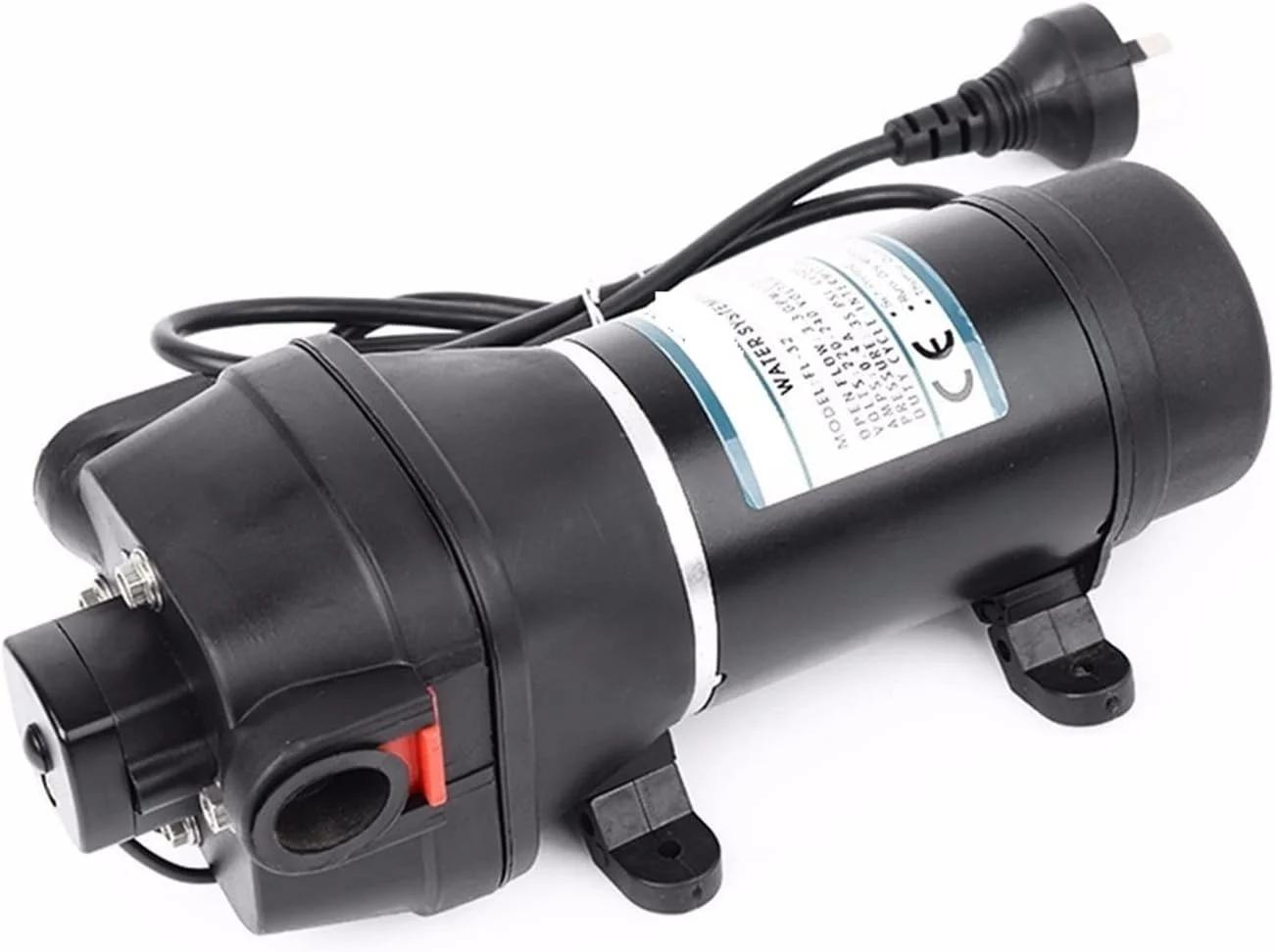 پمپ وکیوم 35psi AC خانگی با جریان بزرگ، سوئیچ فشار اتوماتیک، پمپ آب دیافراگمی برقی کوچک