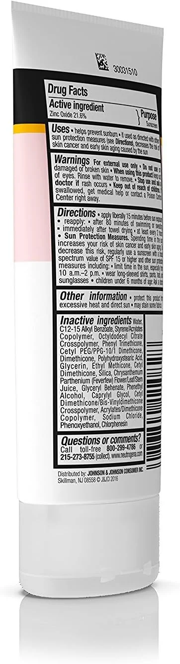 لوسیون ضد آفتاب معدنی کودک نوتروژینا Pure & Free با طیف گسترده SPF 50 و اکسید روی، مقاوم در برابر آب، ضد حساسیت و بدون اشک، ضد آفتاب کودک بدون پارابن و رنگ، 3 fl. oz، بسته 3 عددی