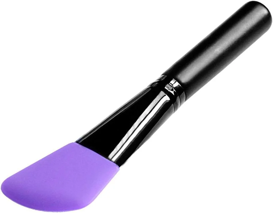 مجموعه برس آرایشی گوبای 6 عددی، برس سیلیکونی نرم برای مخلوط کردن ماسک صورت (رنگ: مشکی)