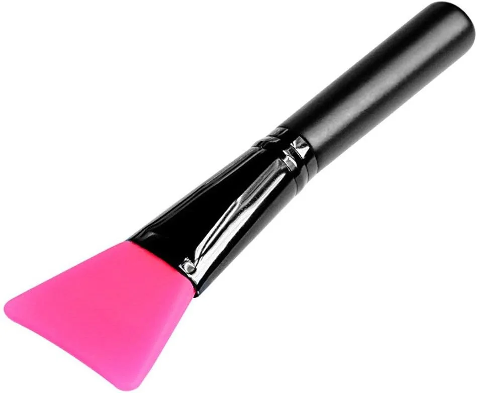 مجموعه برس آرایشی گوبای 6 عددی، برس سیلیکونی نرم برای مخلوط کردن ماسک صورت (رنگ: مشکی)