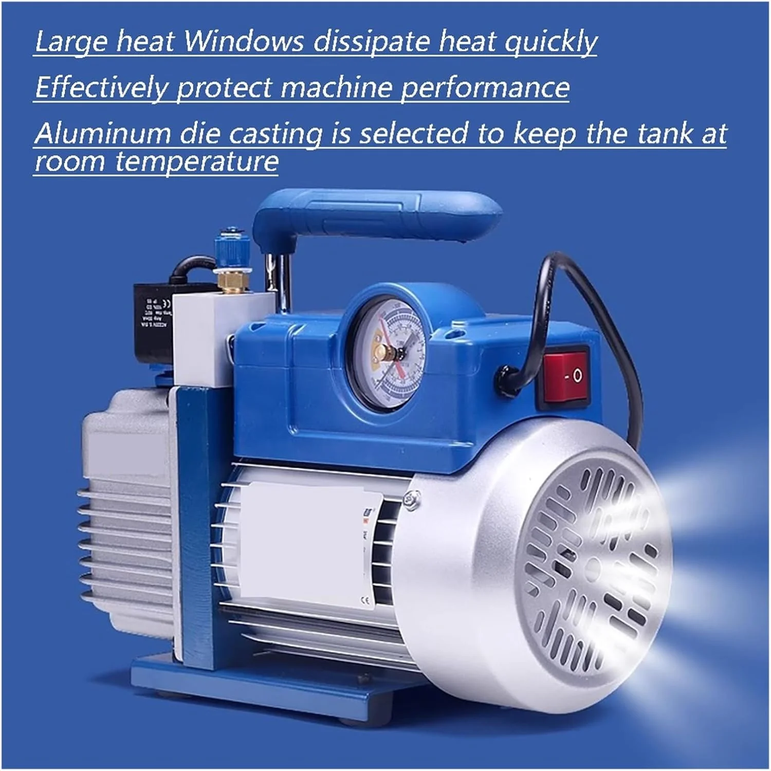 پمپ وکیوم Vi125-R32 کیت پمپ وکیوم تبرید برای تهویه مطبوع R32 1234yfl تعمیر و نگهداری مبرد پمپ وکیوم Vi125-R32 کیت پمپ وکیوم تبرید برای تهویه مطبوع R32 1234yfl تعمیر و نگهداری مبرد