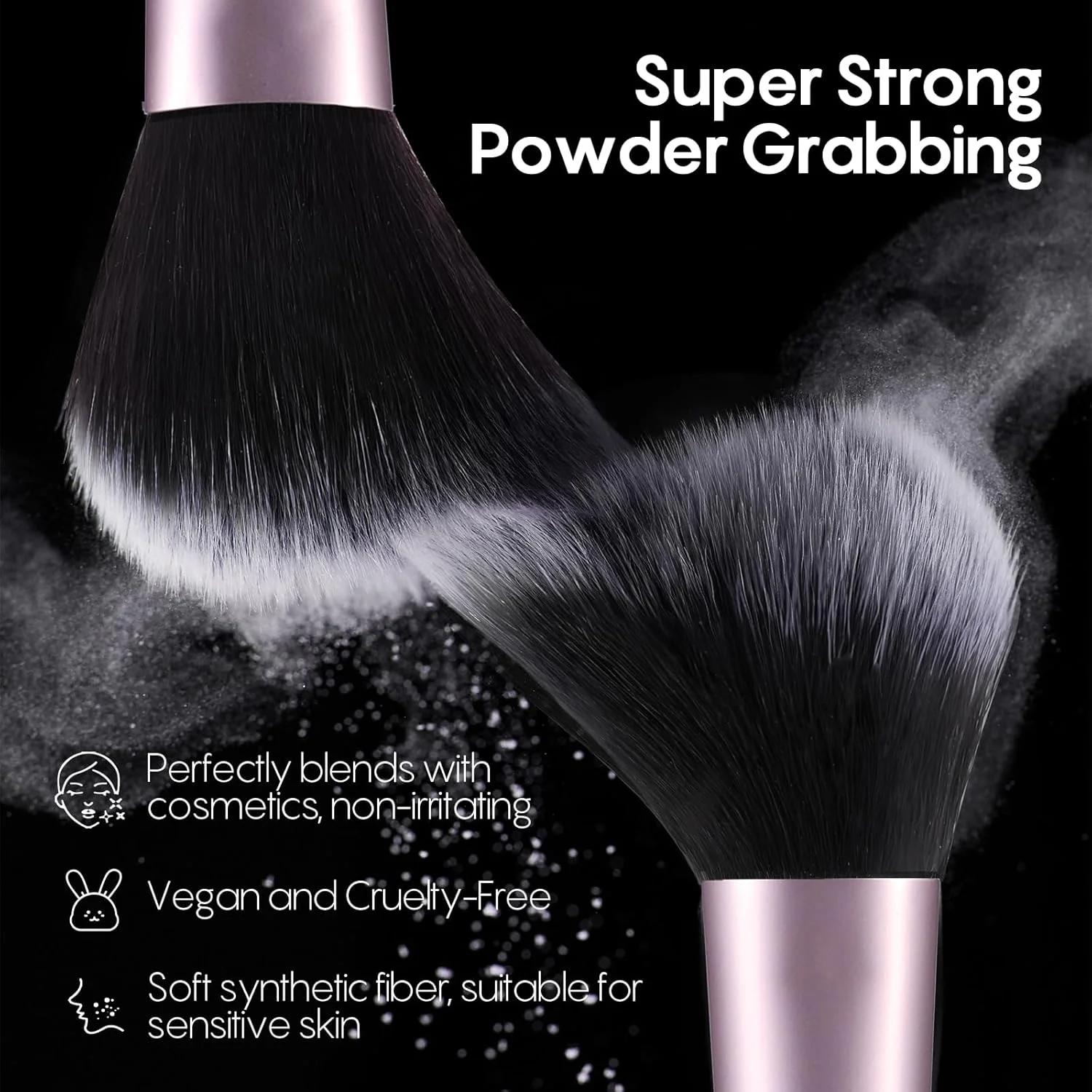 ست برس آرایشی مسافرتی GLO&RAY 6 تکه - برس های آرایشی سایز مینی مسافرتی برای کرم پودر، سایه چشم، پودر، کانسیلر، رژگونه، خط چشم و ترکیب ابرو، کیت برس های آرایشی قابل حمل با کیف ست برس آرایشی مسافرتی GLO&RAY 6 تکه - برس های آرایشی سایز مینی مسافرتی برای کرم پودر، سایه چشم، پودر، کانسیلر، رژگونه، خط چشم و ترکیب ابرو، کیت برس های آرایشی قابل حمل با کیف