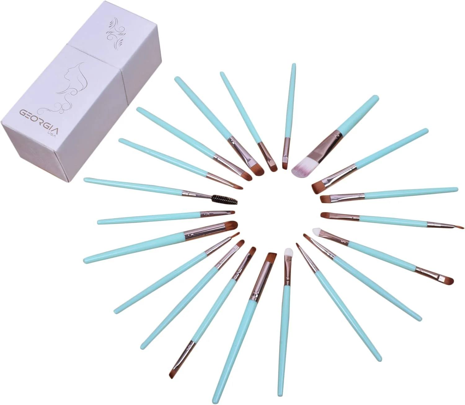 ست برس آرایشی 20 تکه جورجیا یو اس ای