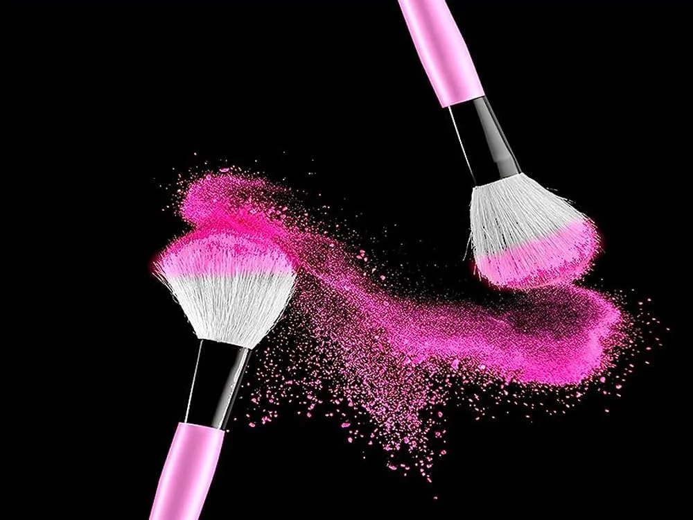 ست برس آرایشی 12 تکه حرفه ای جنریک به همراه کیف، موهای مصنوعی، بادوام و تمیز کردن آسان، ایده آل برای علاقه مندان به آرایش