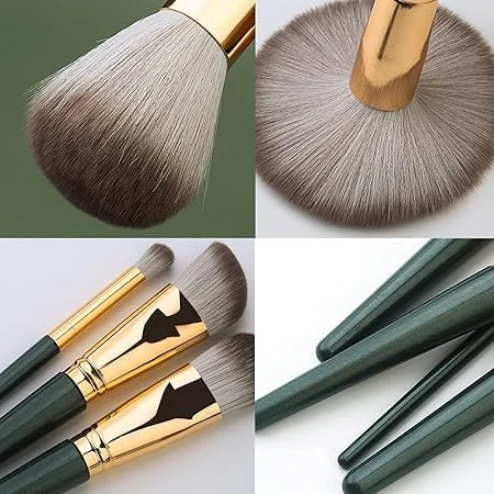 ست براش آرایشی حرفه ای جنریک، 14 تکه، براش های سایه چشم و ابرو ست براش آرایشی حرفه ای جنریک، 14 تکه، براش های سایه چشم و ابرو