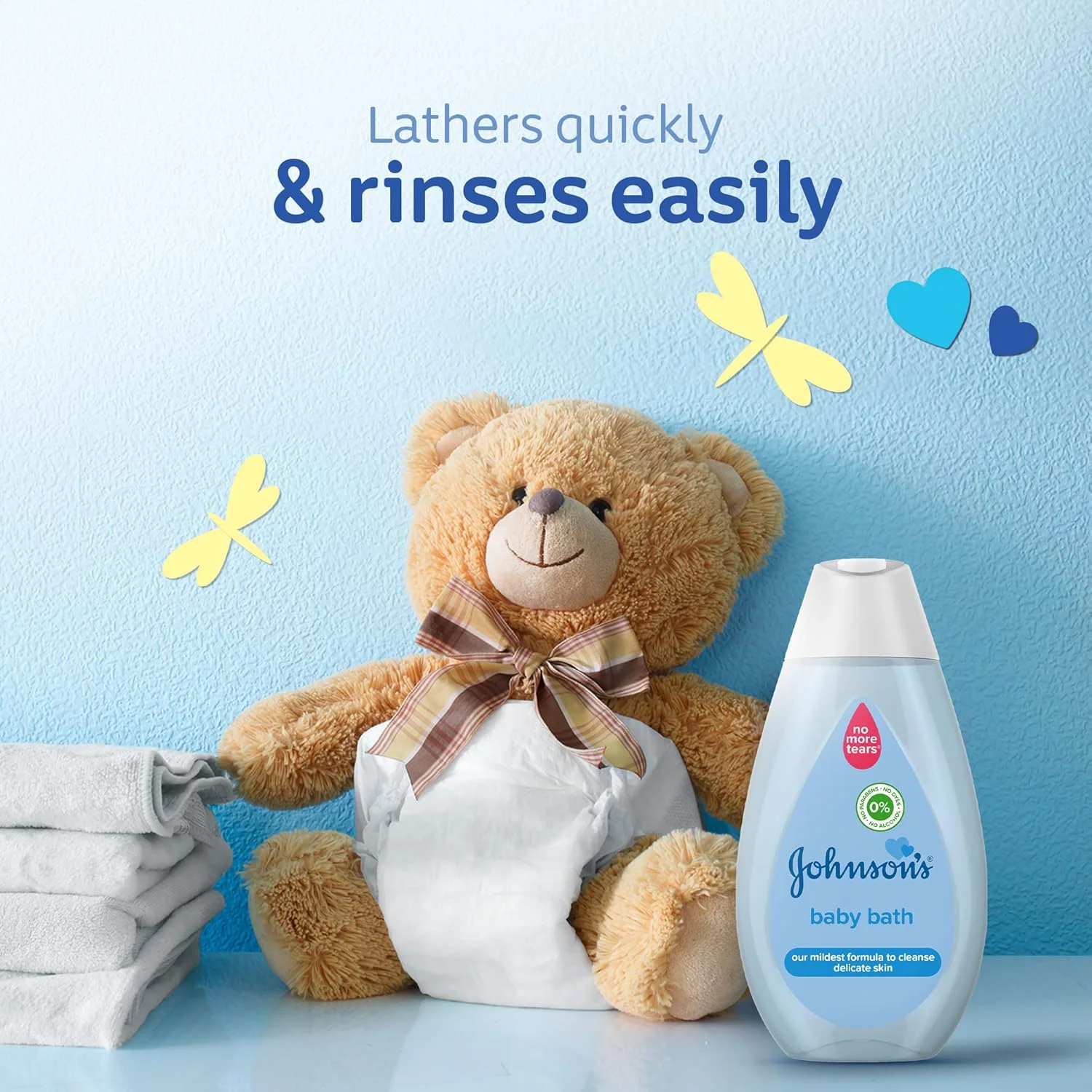 Johnson's Baby No More Tears Gentle Cleansing Bath, 500ml - Specially Formulated to Care for Your Baby's Delicate Skin Without Drying, Hypoallergenic and Paediatrician Approved Johnson's Baby No More Tears Gentle Cleansing Bath, 500ml - Specially Formulated to Care for Your Baby's Delicate Skin Without Drying, Hypoallergenic and Paediatrician Approved