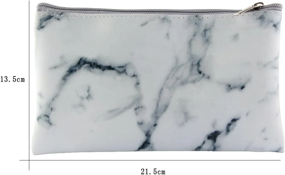 ست 10 عددی برس آرایشی طرح مرمر GDJbnyu به همراه کیف برس