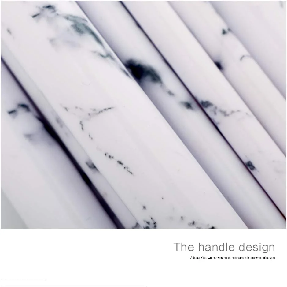 ست 10 عددی برس آرایشی طرح مرمر GDJbnyu به همراه کیف برس