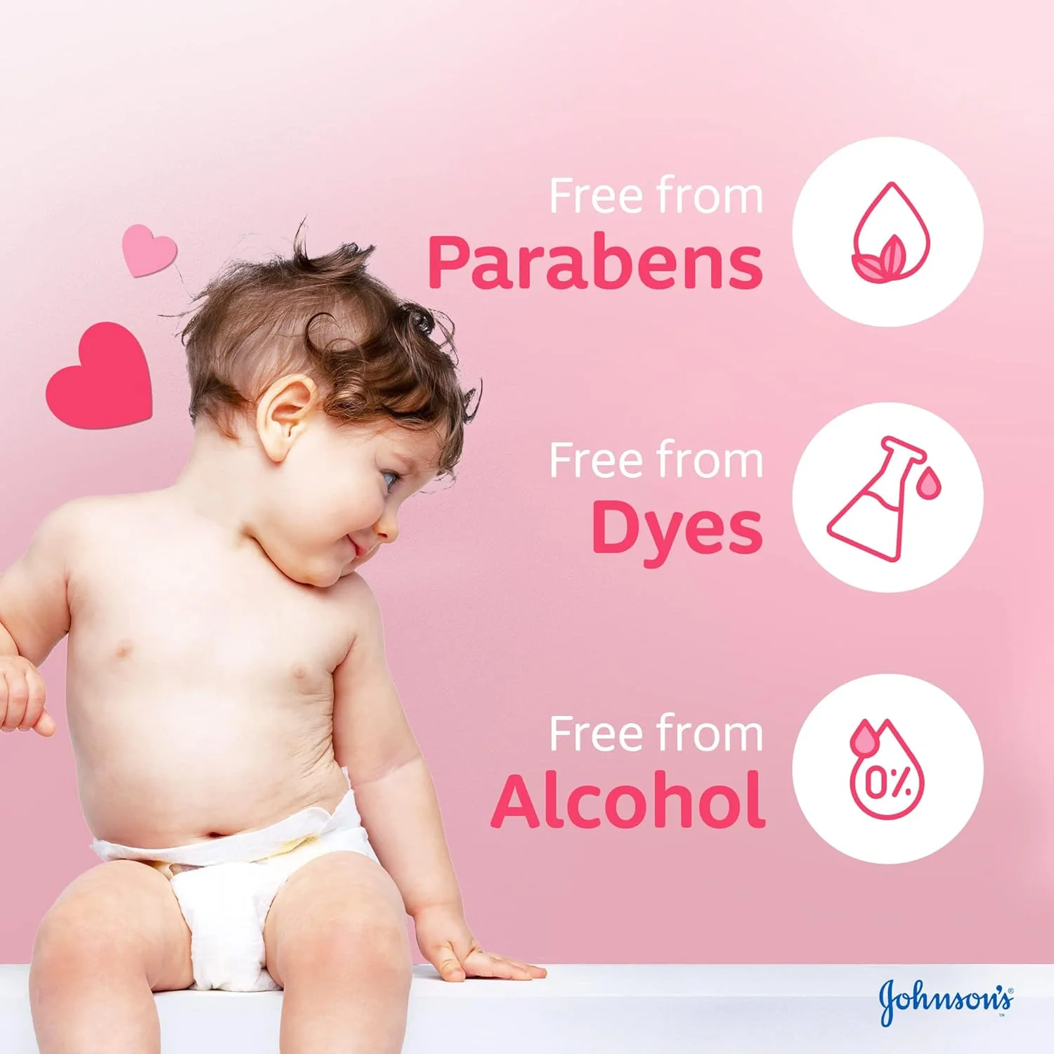 وازلین بچه جانسون، با رایحه ملایم (250 میلی لیتر)، مرطوب کننده ملایم و تست شده توسط متخصص پوست برای محافظت و حفظ رطوبت پوست لطیف کودک