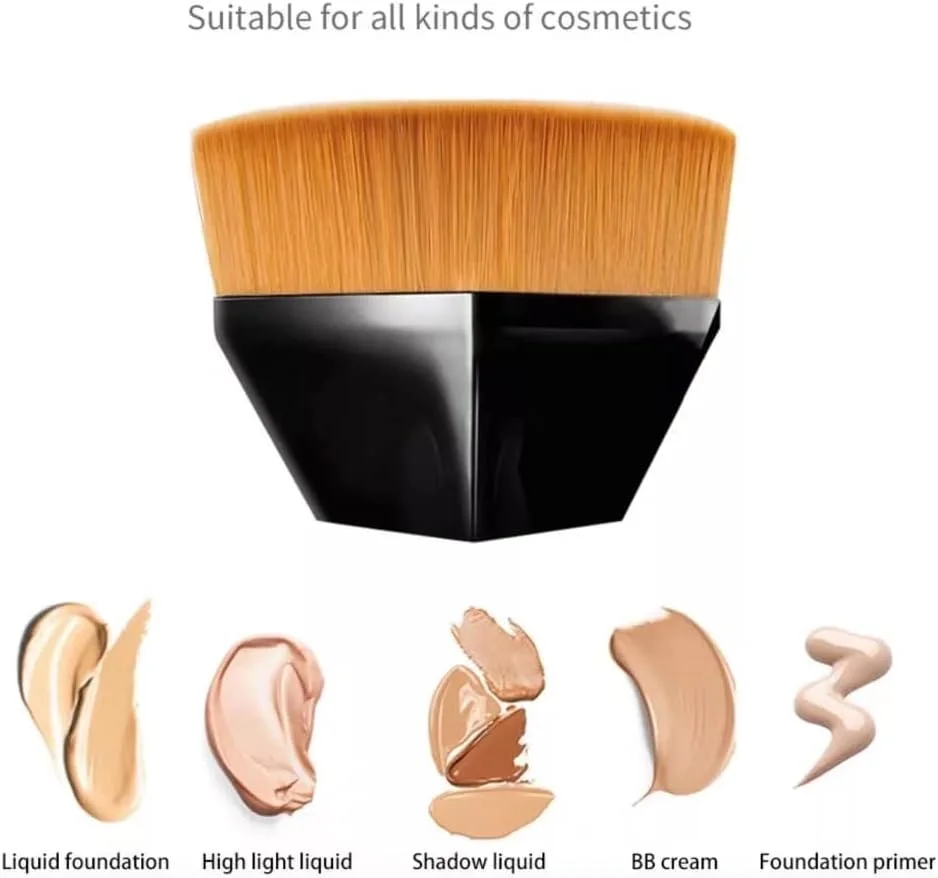 براش آرایشی کرم پودر، استفاده سریع و بی نقص، مناسب برای رژگونه، کرم مایع، پودر، ابزار ترکیب آرایش صورت با جعبه نگهداری، متراکم و نرم، ایده آل برای استفاده از لوازم آرایشی پودری، کرمی و مایع ترکیبی براش آرایشی کرم پودر، استفاده سریع و بی نقص، مناسب برای رژگونه، کرم مایع، پودر، ابزار ترکیب آرایش صورت با جعبه نگهداری، متراکم و نرم، ایده آل برای استفاده از لوازم آرایشی پودری، کرمی و مایع ترکیبی