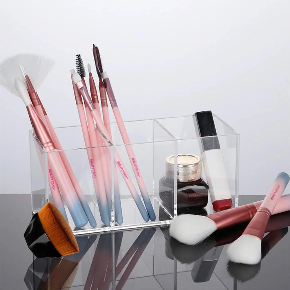 ست برس آرایشی فونداسیون و برس های آرایشی حرفه ای، شامل برس پودر، کانسیلر، کانتور، سایه چشم، ترکیب کننده، صورت، ابرو، لب، رژگونه (12 عدد) ست برس آرایشی فونداسیون و برس های آرایشی حرفه ای، شامل برس پودر، کانسیلر، کانتور، سایه چشم، ترکیب کننده، صورت، ابرو، لب، رژگونه (12 عدد)