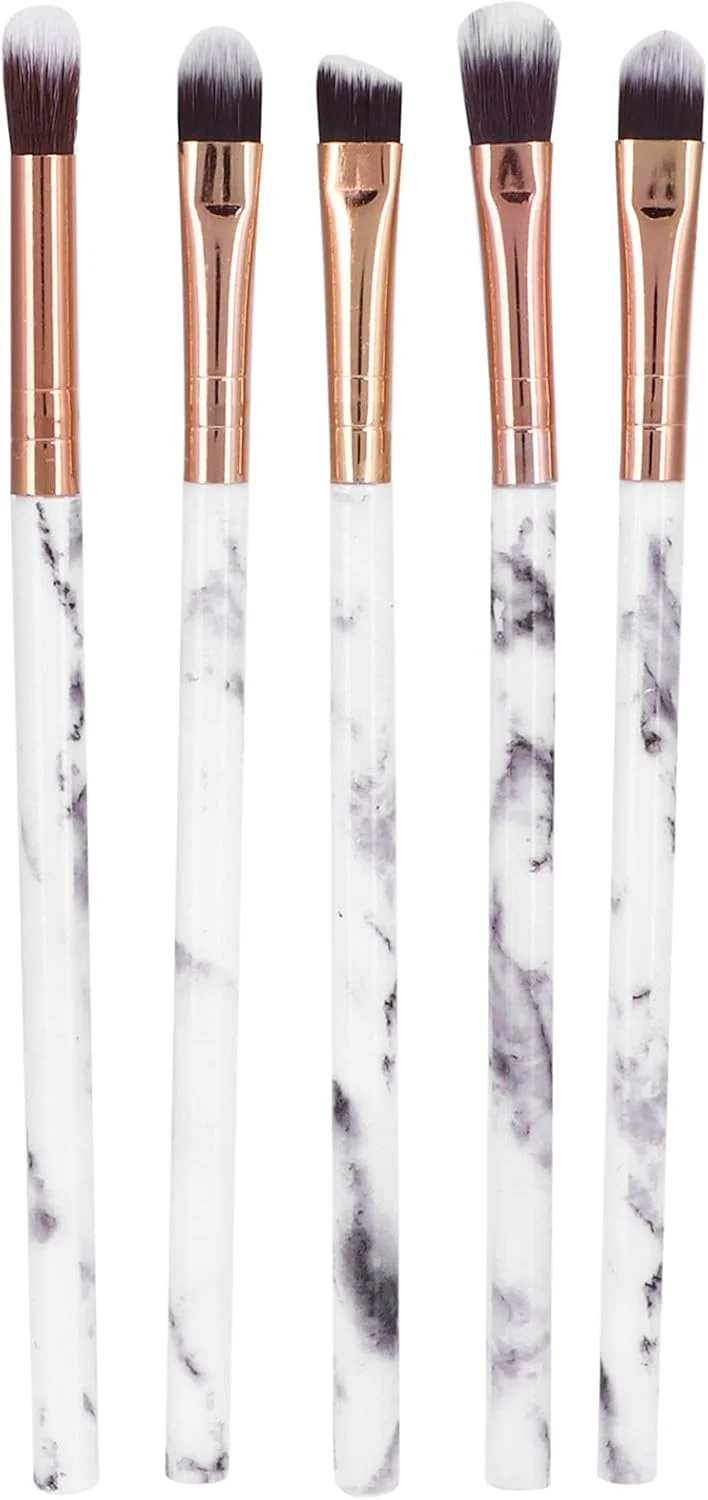 ست برس آرایشی FEIP، ست برس آرایشی با دسته راحت و لمس نرم و قابل حمل برای آرایش صورت خانم ها (مشکی)