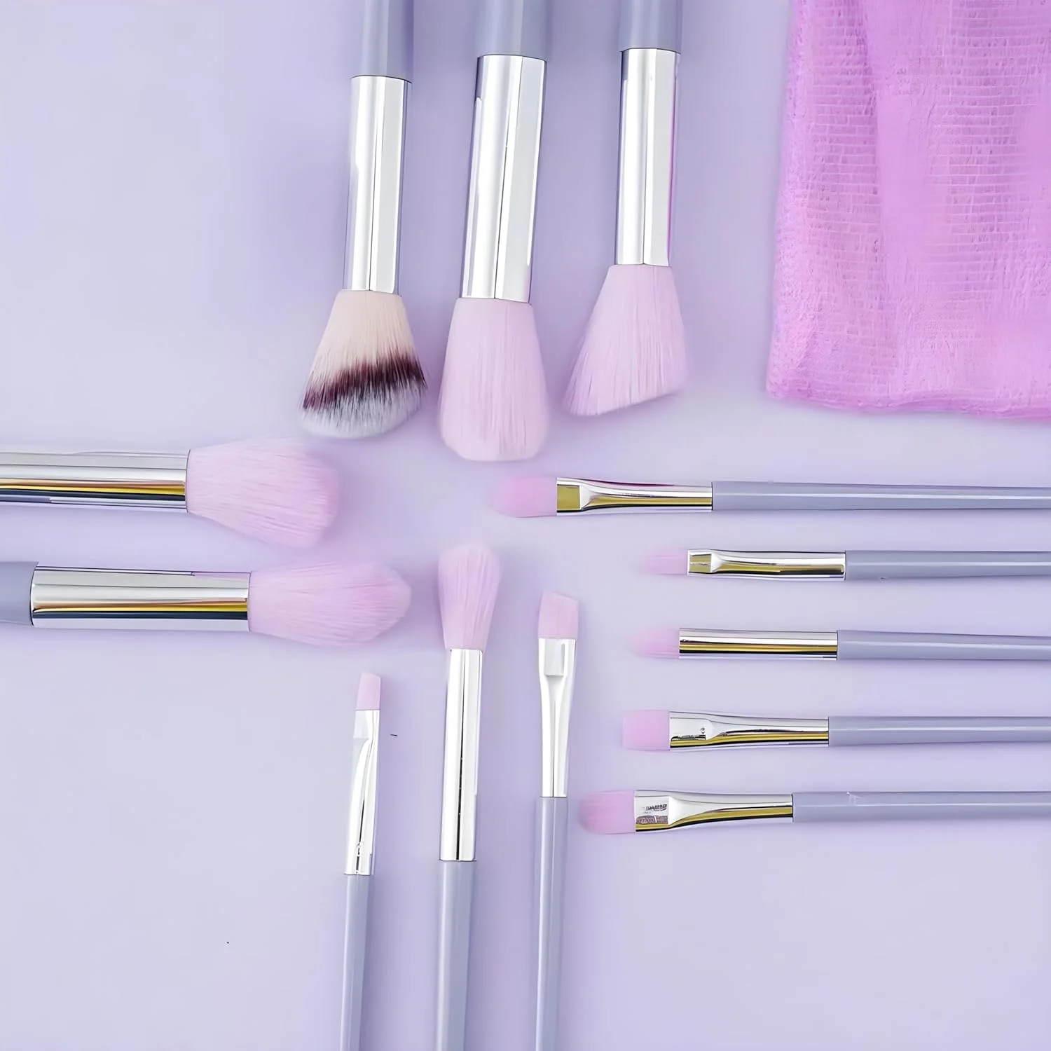 ست برس آرایشی 13 تکه FECOVANTI، ست برس آرایشی مسافرتی، برس سایه چشم، برس کانسیلر برای زنان