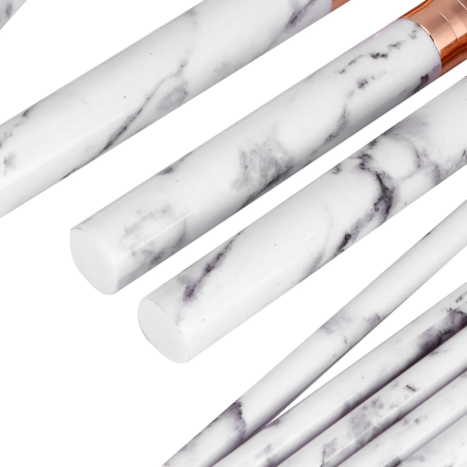 ست برس آرایشی FEIP، ست برس آرایشی با دسته راحت و لمس نرم و قابل حمل برای آرایش صورت خانم ها (مشکی)