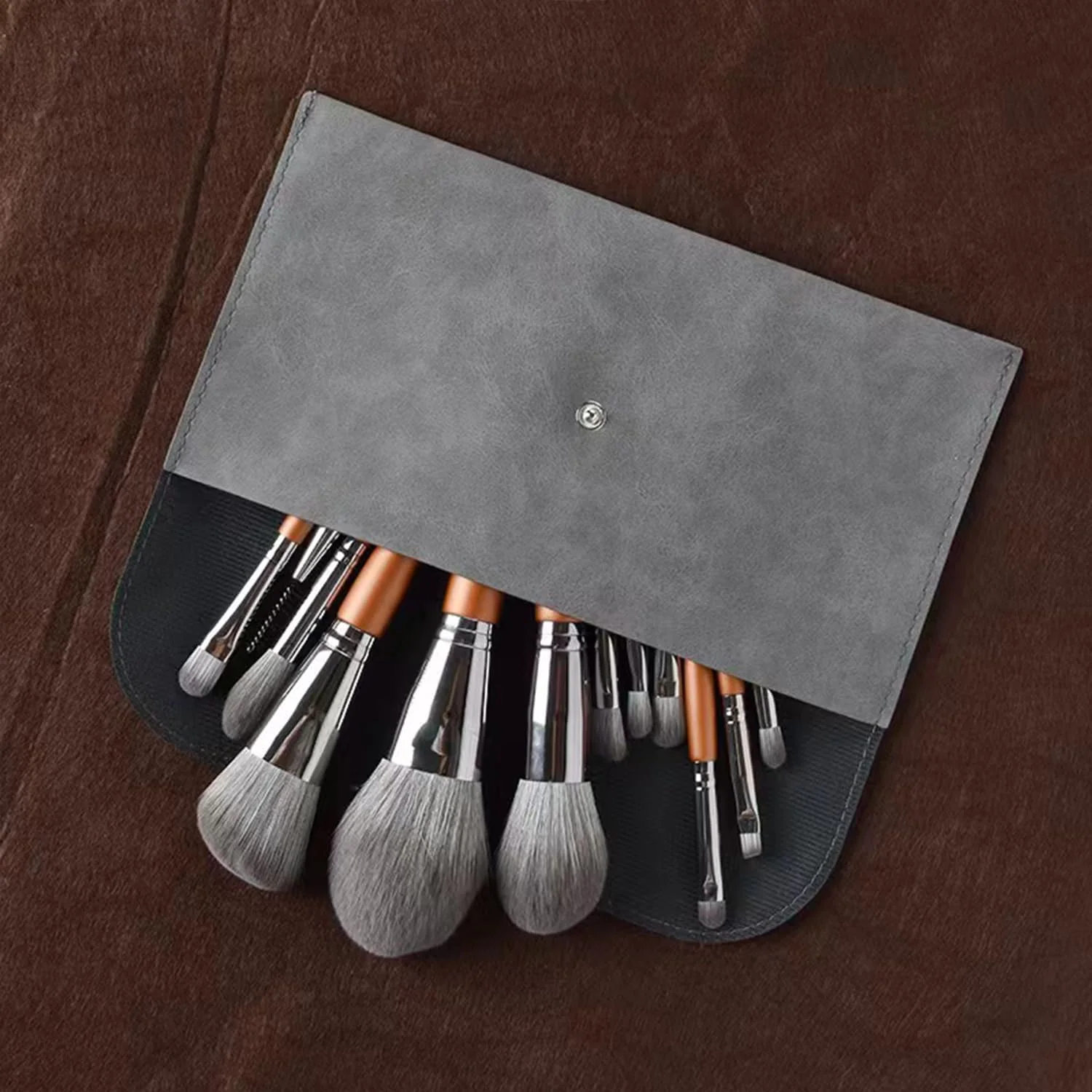 ست برس آرایشی حرفه ای FECOVANTI، برس های آرایشی با الیاف مصنوعی ممتاز، ست برس آرایشی صورت به همراه کیف ست برس آرایشی حرفه ای FECOVANTI، برس های آرایشی با الیاف مصنوعی ممتاز، ست برس آرایشی صورت به همراه کیف