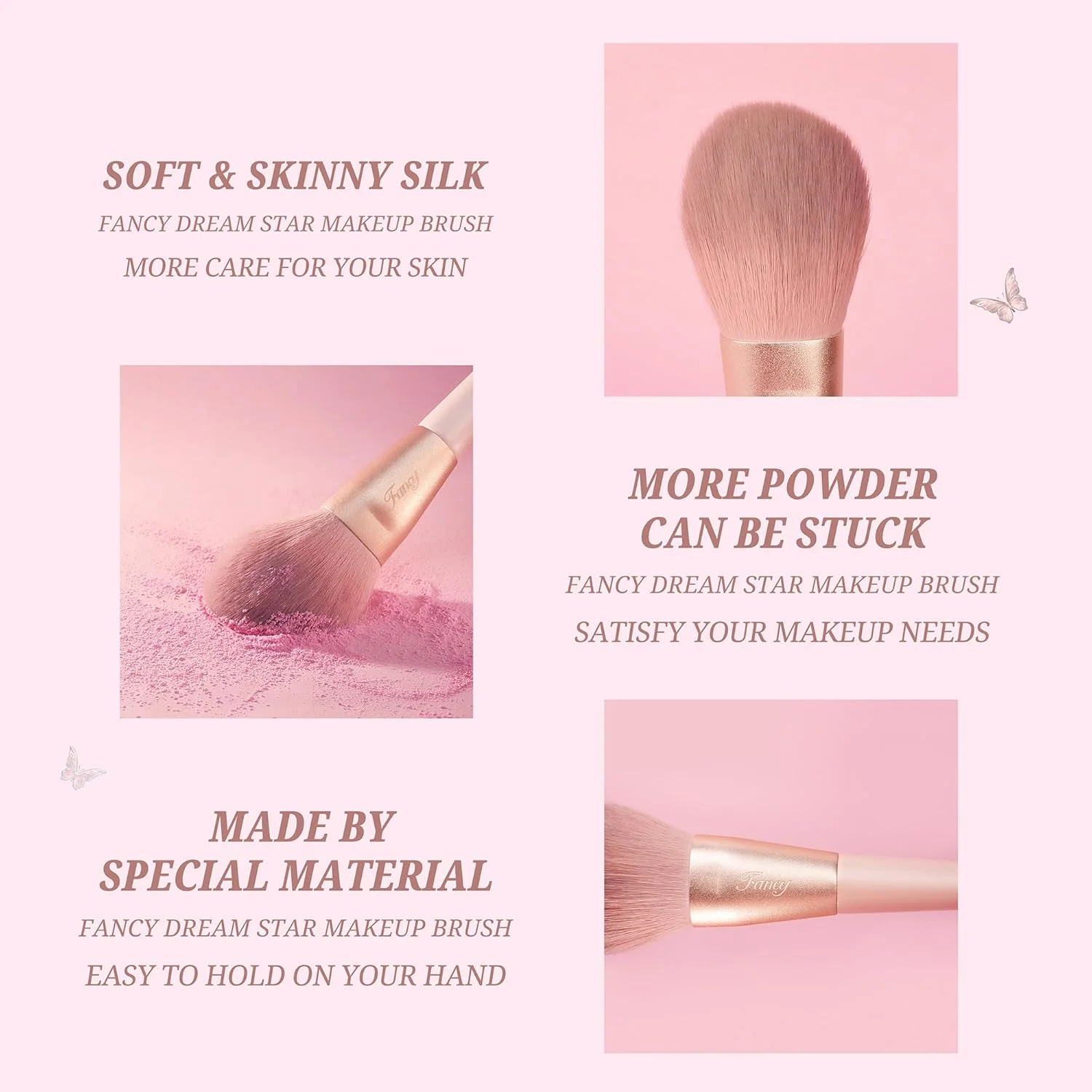 ست براش آرایشی فانتزی Dream Star فوق العاده نازک و دقیق با الیاف نرم (ست 9 عددی)