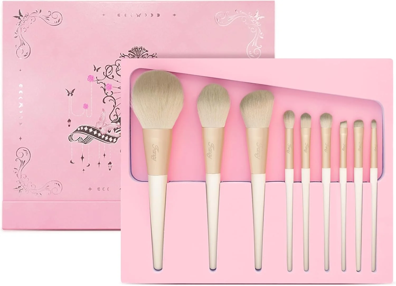 ست براش آرایشی فانتزی Dream Star فوق العاده نازک و دقیق با الیاف نرم (ست 9 عددی)