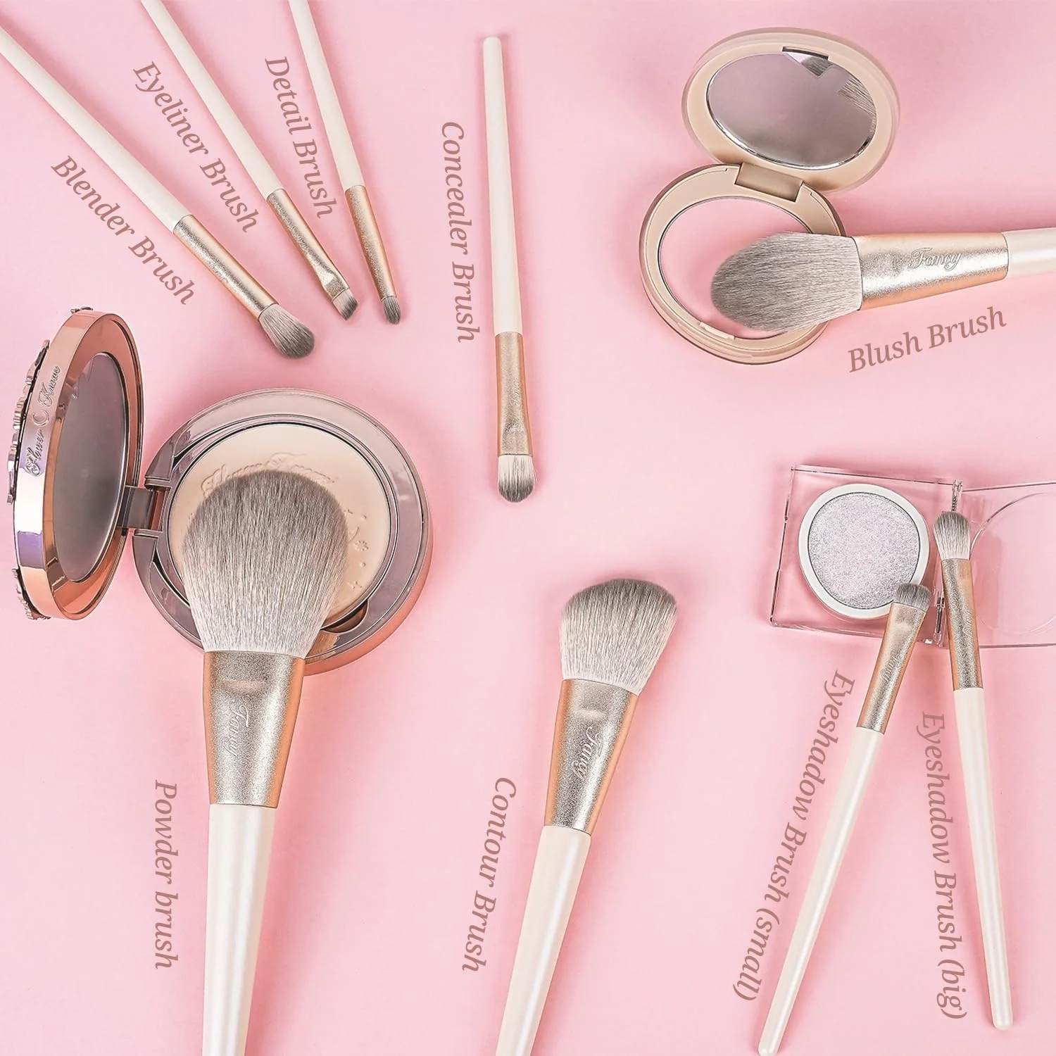 ست برس آرایشی فوق العاده نازک و دقیق Fancy Only Dream Star با الیاف نرم (ست 9 عددی)