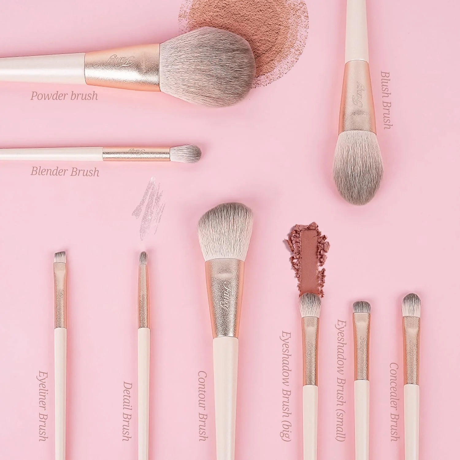 ست برس آرایشی فوق العاده نازک و دقیق Fancy Only Dream Star با الیاف نرم (ست 9 عددی)