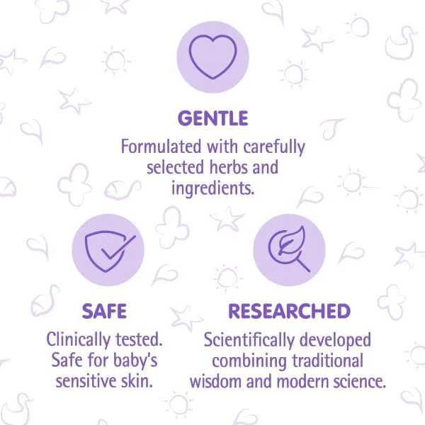 کرم رفع سوختگی پای کودک هیمالیا از سال 1930، کاهش دهنده قرمزی و التهاب ناشی از پوشک | فاقد پارابن - 100 میلی لیتر