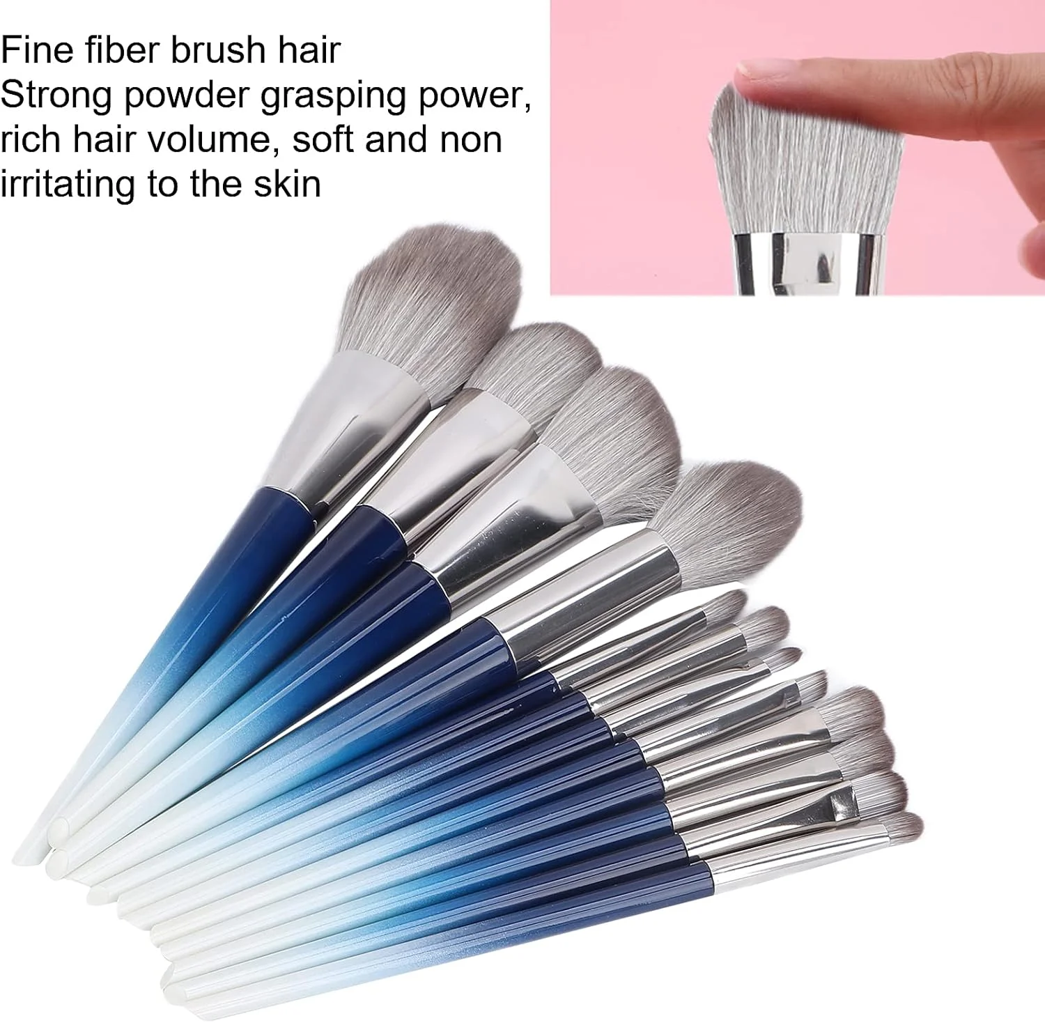 Fabater ست برس سایه چشم، برس آرایشی نرم و حرفه ای برای مهمانی و استفاده روزانه