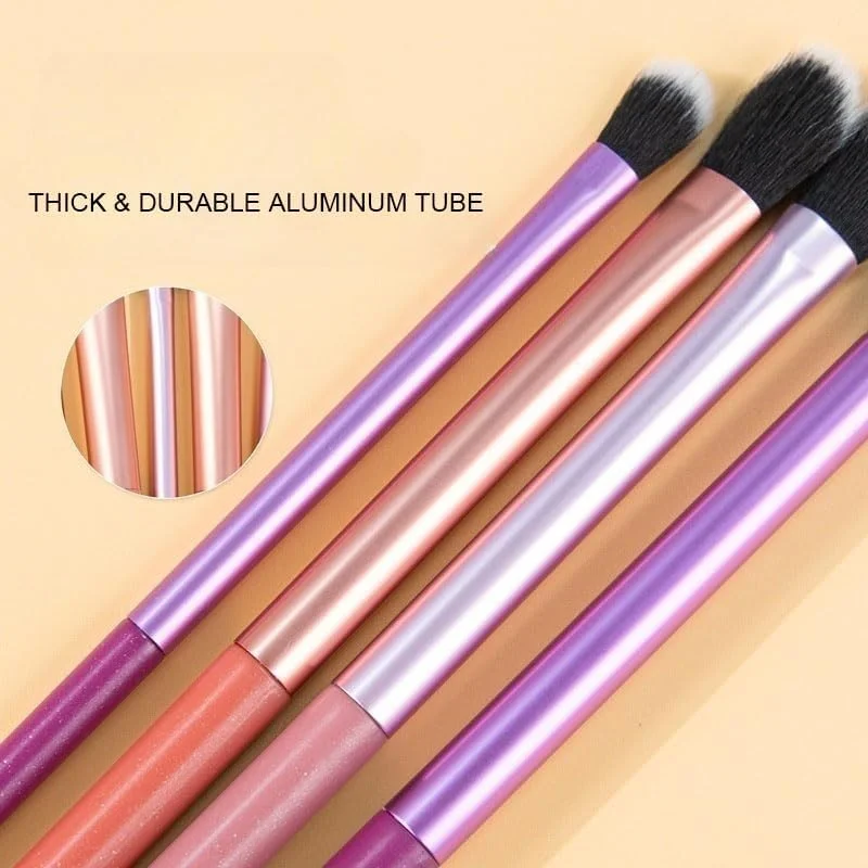 ست برس آرایشی Excefore، 8 عدد برس کامل و حرفه ای با عملکرد کامل، ست برس صورت و چشم فوق العاده نرم و رنگارنگ، برای کرم پودر، رژگونه، سایه چشم و پودر