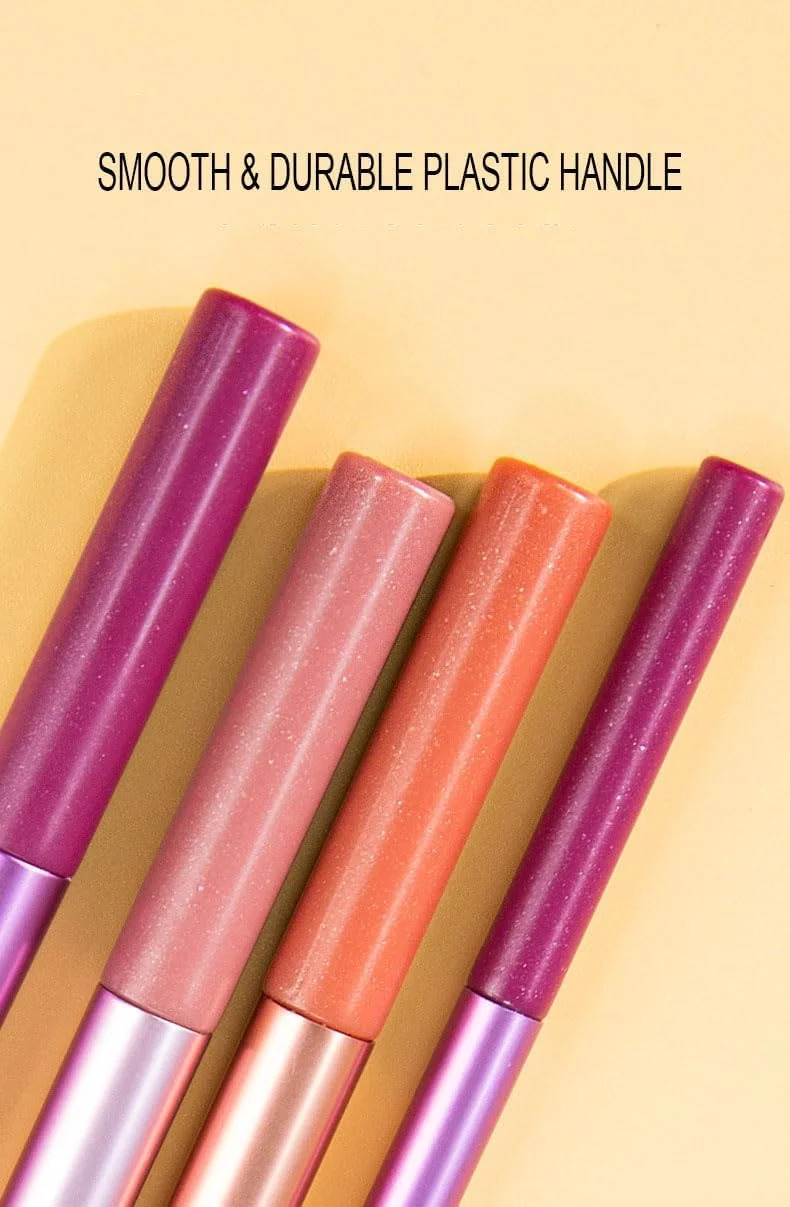 ست برس آرایشی Excefore، 8 عدد برس کامل و حرفه ای با عملکرد کامل، ست برس صورت و چشم فوق العاده نرم و رنگارنگ، برای کرم پودر، رژگونه، سایه چشم و پودر