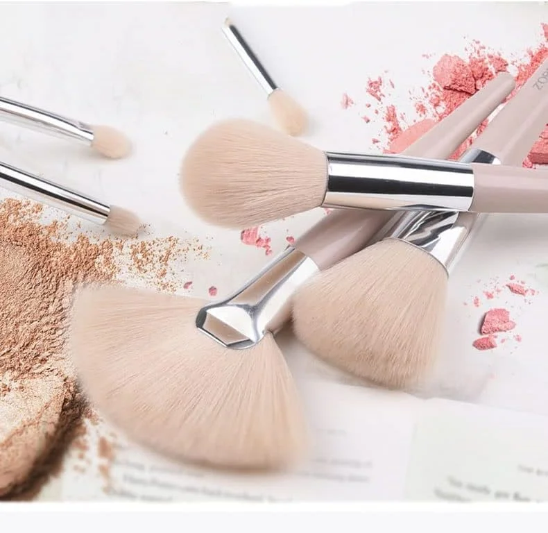 مجموعه برس آرایشی ENPAP، کیف نگهداری کانسیلر تعمیر حرفه ای، 18 برس آرایشی