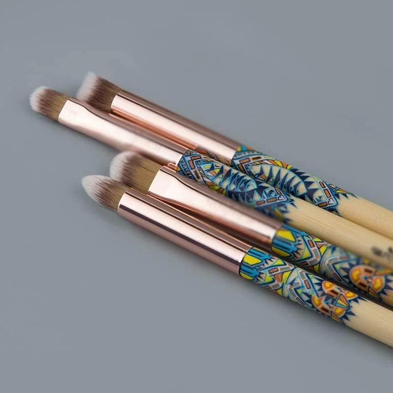 ست برس آرایشی ENPAP شامل 8 عدد برس حرفه ای با موهای مصنوعی، مناسب برای سایه چشم، ست برس آرایشی و ابزار آرایشی