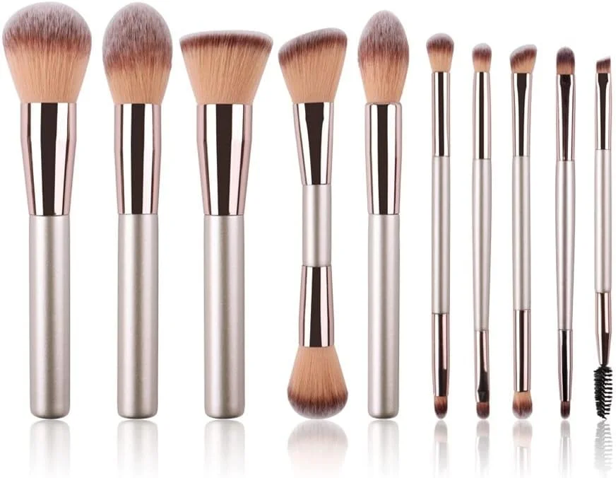 ست برس آرایشی ENPAP، شامل برس کرم پودر، رژگونه، سایه چشم و ابزارهای آرایشی