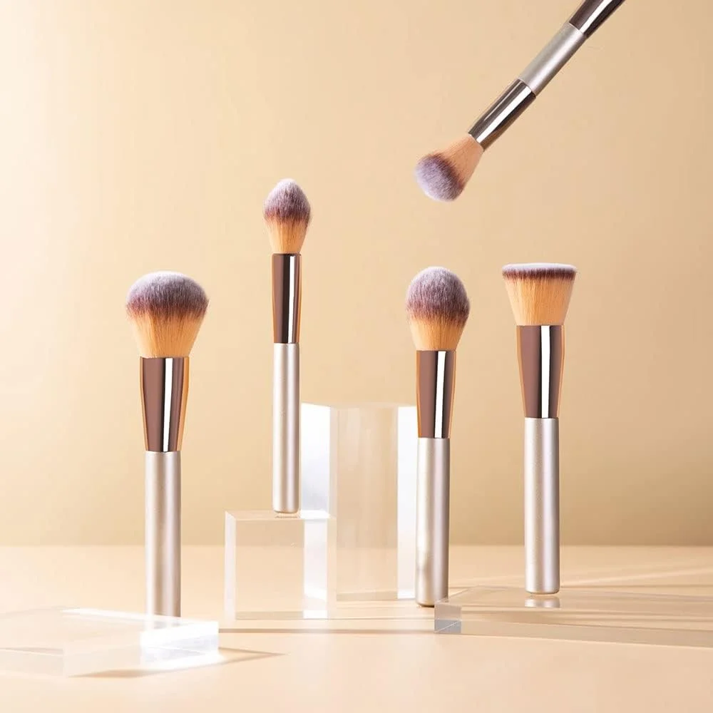 ست برس آرایشی ENPAP، شامل برس کرم پودر، رژگونه، سایه چشم و ابزارهای آرایشی ست برس آرایشی ENPAP، شامل برس کرم پودر، رژگونه، سایه چشم و ابزارهای آرایشی