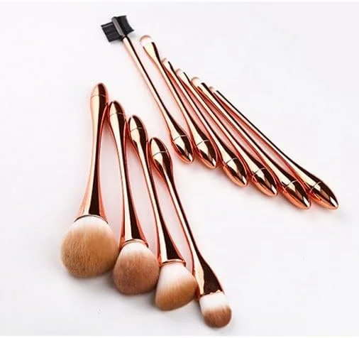 ست برس آرایشی 10 تکه ENPAP Foundation شامل برس رژگونه، پودر شل، سایه چشم و کانسیلر ست برس آرایشی 10 تکه ENPAP Foundation شامل برس رژگونه، پودر شل، سایه چشم و کانسیلر