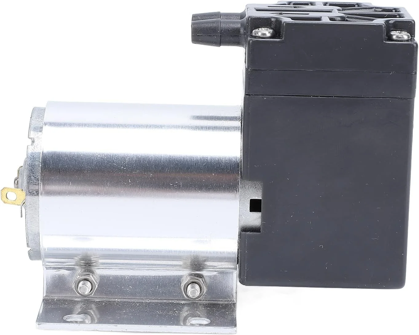 پمپ خلاء 12 ولت Zhjvihx، پمپ خلاء فشار منفی با موتور DC، 5 لیتر در دقیقه 65 کیلو پاسکال میکرو برای محصولات صنعتی، دستگاه نگهداری و تجزیه و تحلیل گاز