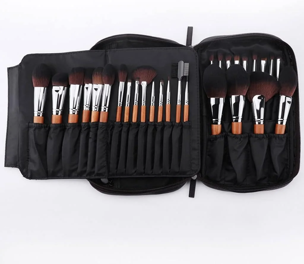 ست کامل برس آرایشی ENPAP، شامل برس کانسیلر، برس نقطه ای، برس پودر فیکس