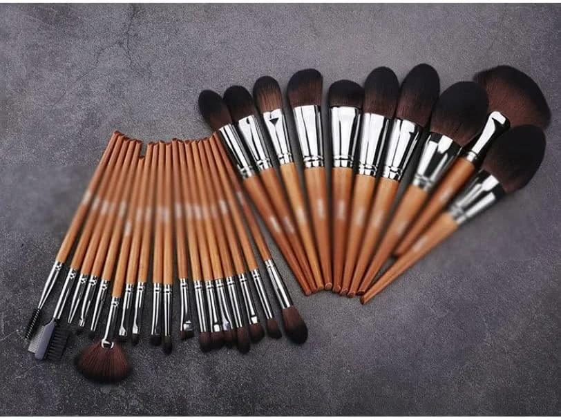 ست کامل برس آرایشی ENPAP، شامل برس کانسیلر، برس نقطه ای، برس پودر فیکس