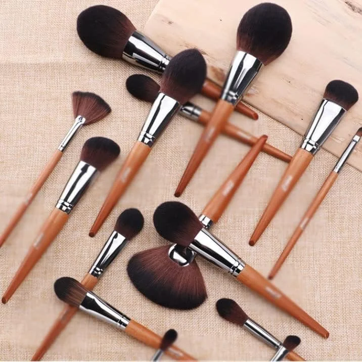 ست کامل برس آرایشی ENPAP، شامل برس کانسیلر، برس نقطه ای، برس پودر فیکس