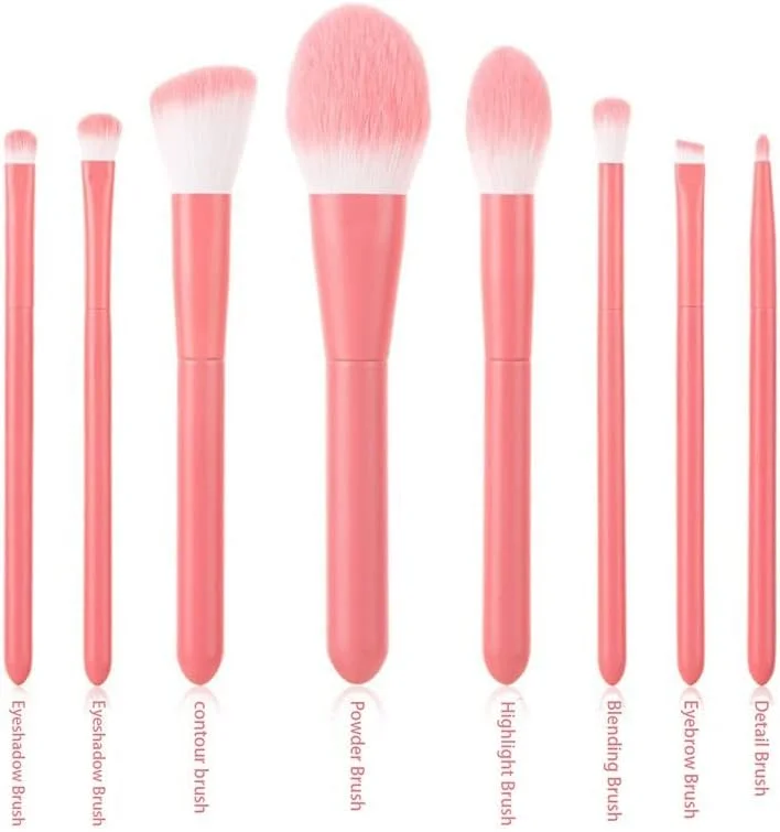 ست 8 عددی برس آرایشی رنگارنگ ENPAP، برس های آرایشی صورت و چشم، کرم پودر، رژگونه، سایه چشم، براش ترکیبی کابوکی ست 8 عددی برس آرایشی رنگارنگ ENPAP، برس های آرایشی صورت و چشم، کرم پودر، رژگونه، سایه چشم، براش ترکیبی کابوکی