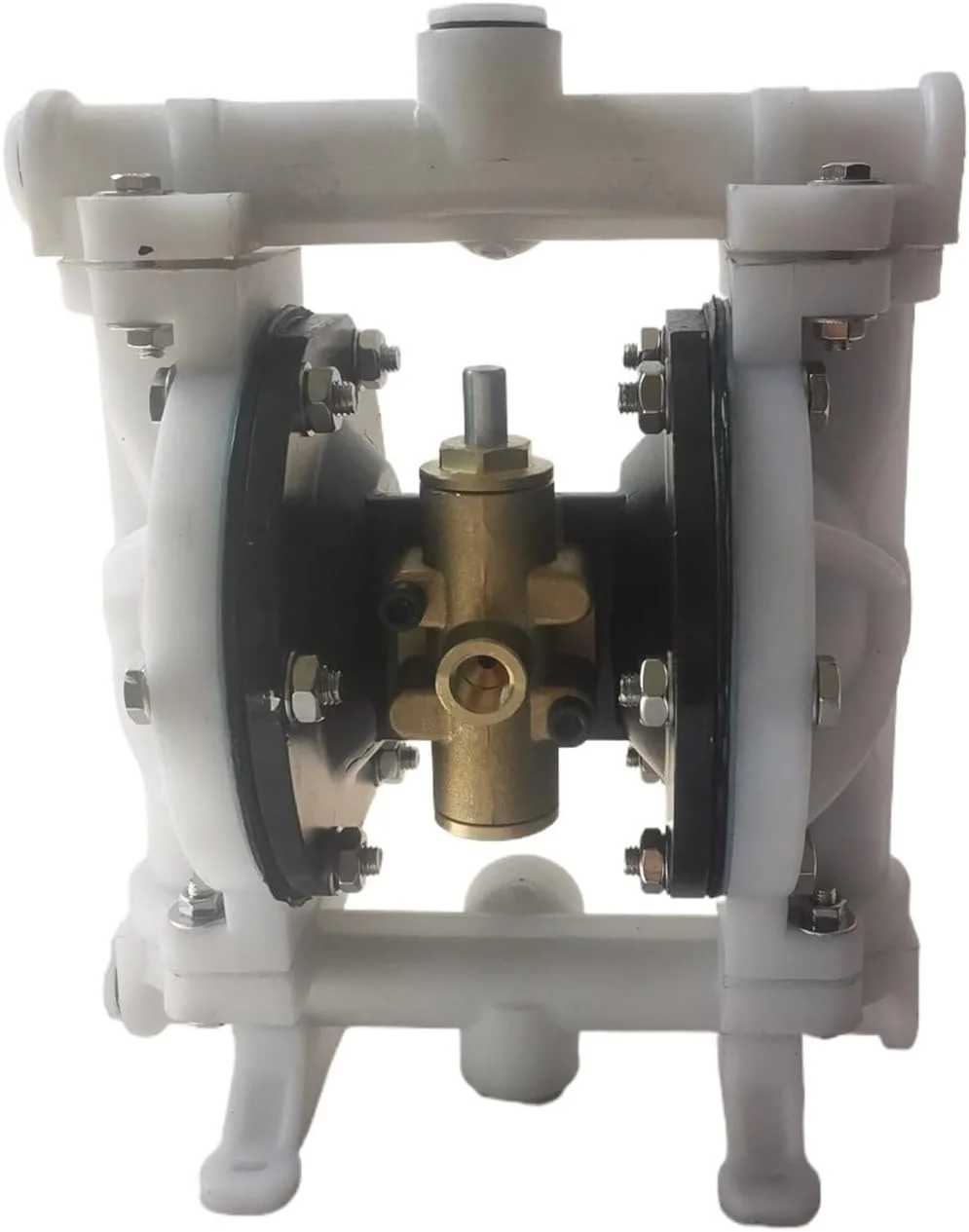 پمپ دیافراگمی، پمپ آب گردشی PP پنوماتیک با عملکرد هوا، پمپ های دیافراگمی دوبل، 1/2 اینچ 20LPM QBY15 تصفیه آب صنعتی شیمیایی (دیافراگم T)