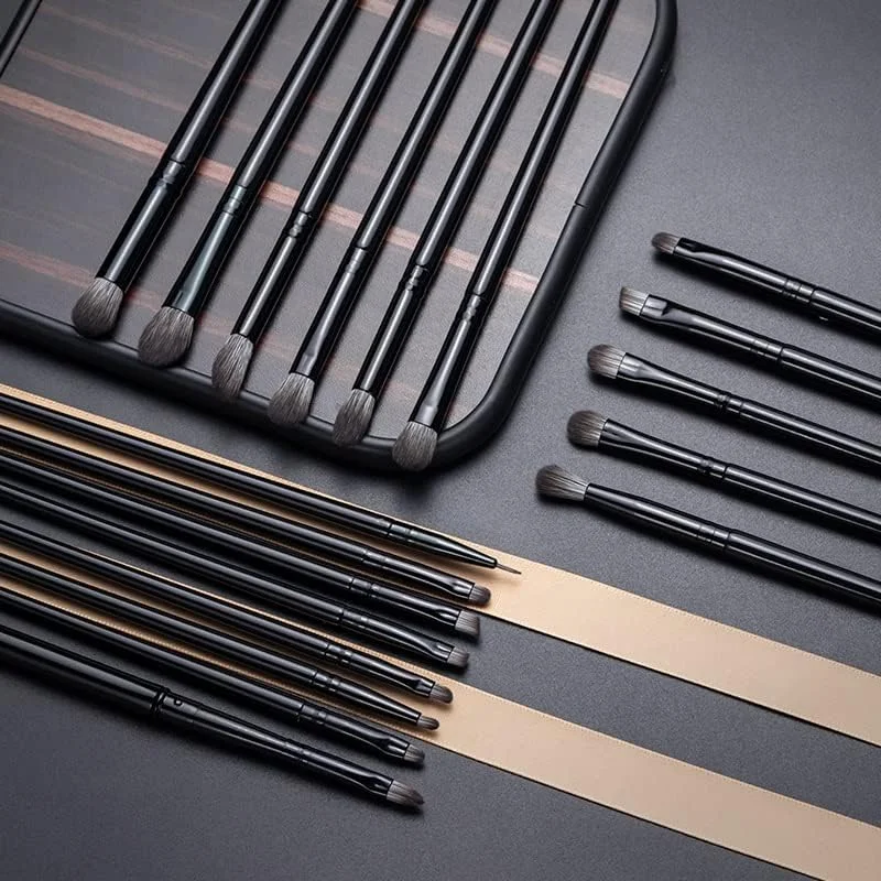 ست 29 عددی برس آرایشی حرفه ای ENPAP، موی مصنوعی، مناسب کرم پودر، سایه چشم، کانسیلر، به همراه کیف ست 29 عددی برس آرایشی حرفه ای ENPAP، موی مصنوعی، مناسب کرم پودر، سایه چشم، کانسیلر، به همراه کیف