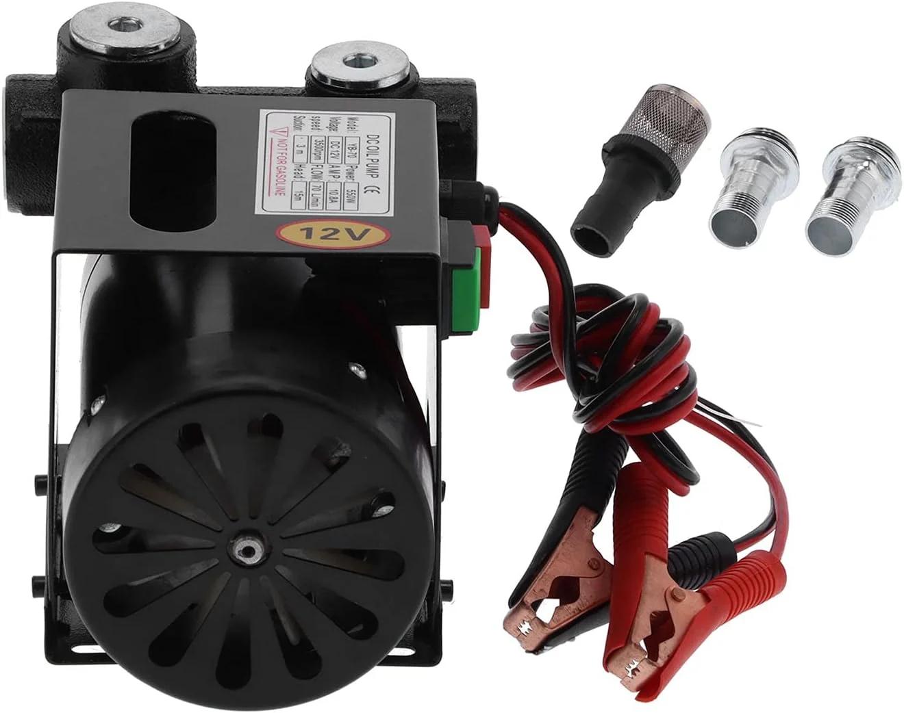 پمپ خود مکش برقی Starrypxl با موتور DC24V، دستگاه پمپاژ سوخت خودرو، طراحی قابل حمل با راندمان بالا، راه حل حمل و نقل ایده آل (DC12V)
