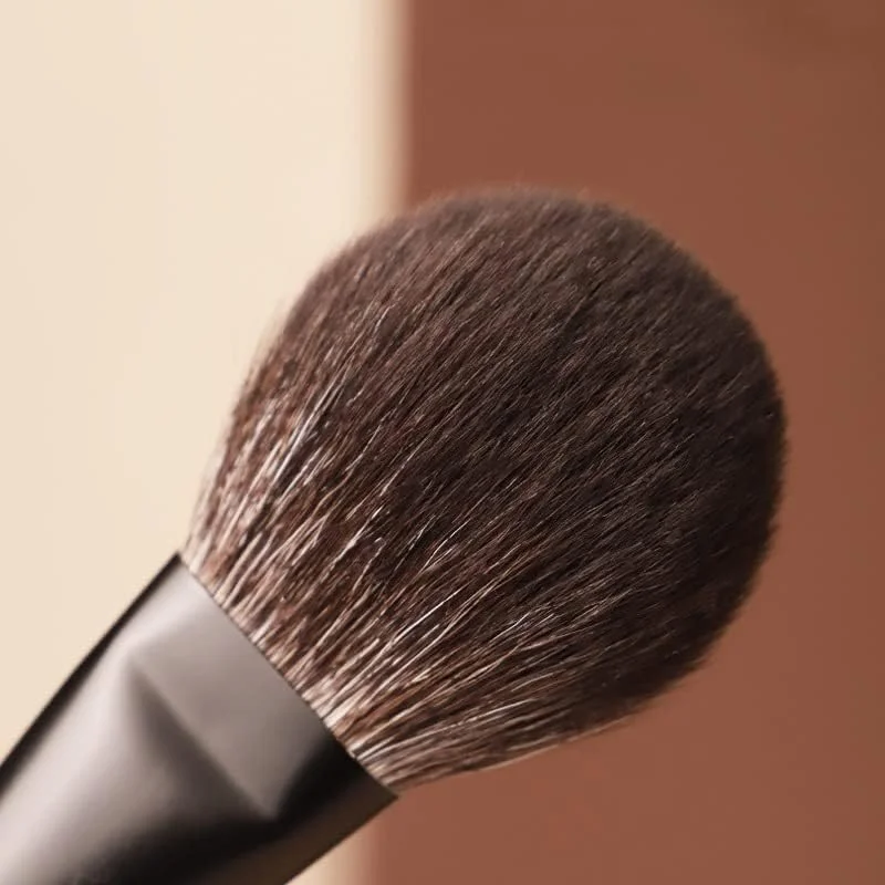 ست 11 عددی برس آرایشی پودری ENPAP، شامل برس رژگونه، هایلایتر، سایه چشم، کانسیلر، ابرو و برس آرایش چشم، جنس چوب آبنوس