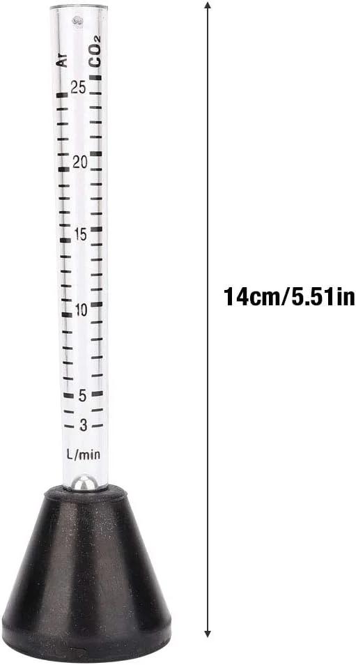 فافهیسی آرگون متر CO2 متر - ابزار پایدار و کاربردی برای اندازه گیری دقیق گاز - سختی بالا و عمر طولانی 14 سانتی متر طول ایده آل برای محافظت از گاز، LiebeWH42qgwf8tyu