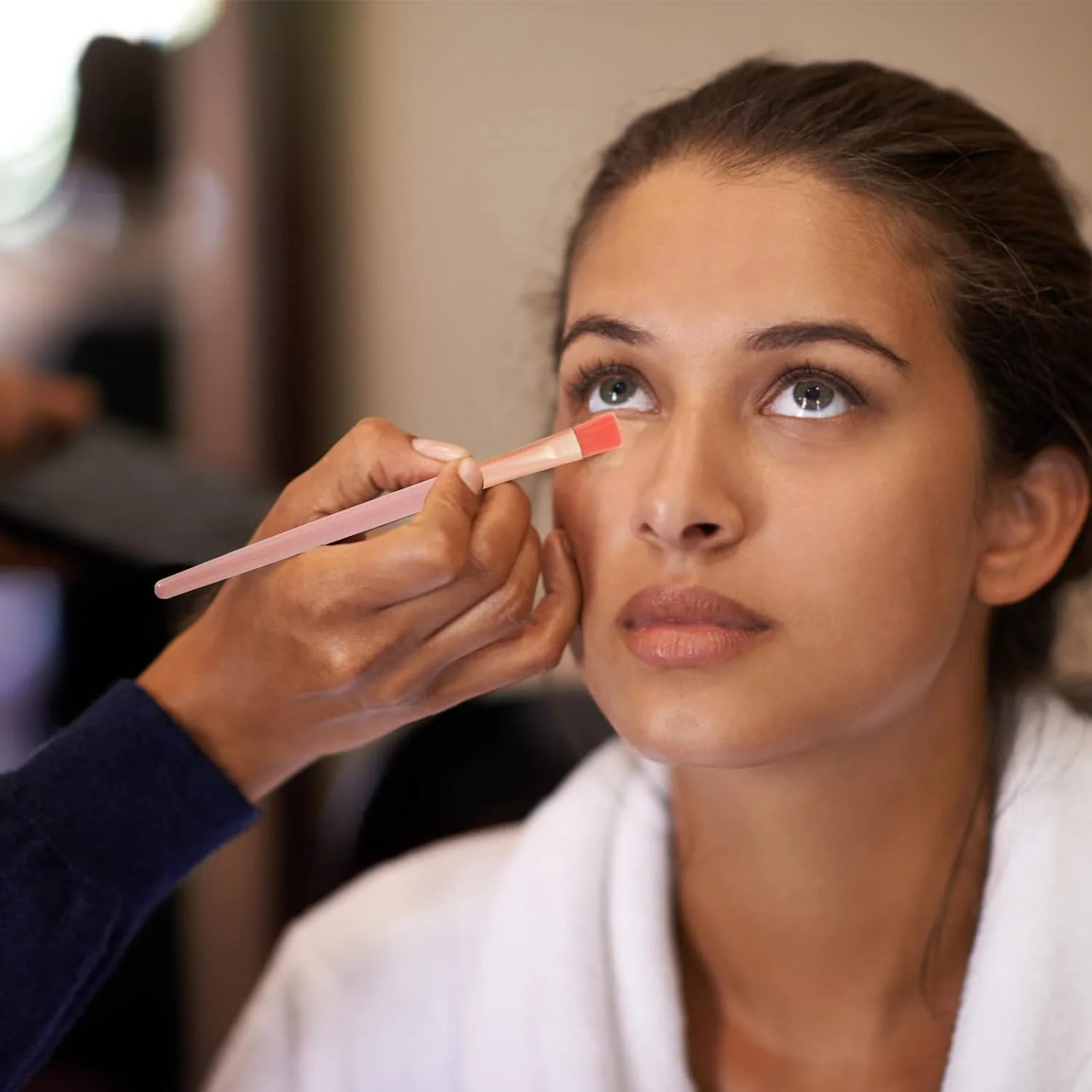 ست برس آرایشی مینی 8 عددی ELITEWAVE، کیت برس فونداسیون قابل حمل با کیف چرمی، برس های آرایشی، کیت ابزار برس آرایشی مصنوعی برای فونداسیون، رژگونه، پودر، ابرو، سایه چشم ست برس آرایشی مینی 8 عددی ELITEWAVE، کیت برس فونداسیون قابل حمل با کیف چرمی، برس های آرایشی، کیت ابزار برس آرایشی مصنوعی برای فونداسیون، رژگونه، پودر، ابرو، سایه چشم